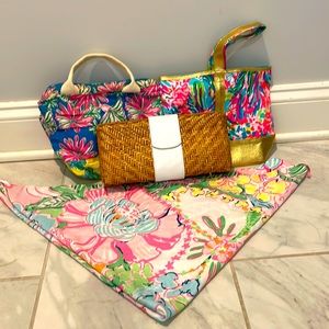 Lily Pulitzer Bundle plus clutch